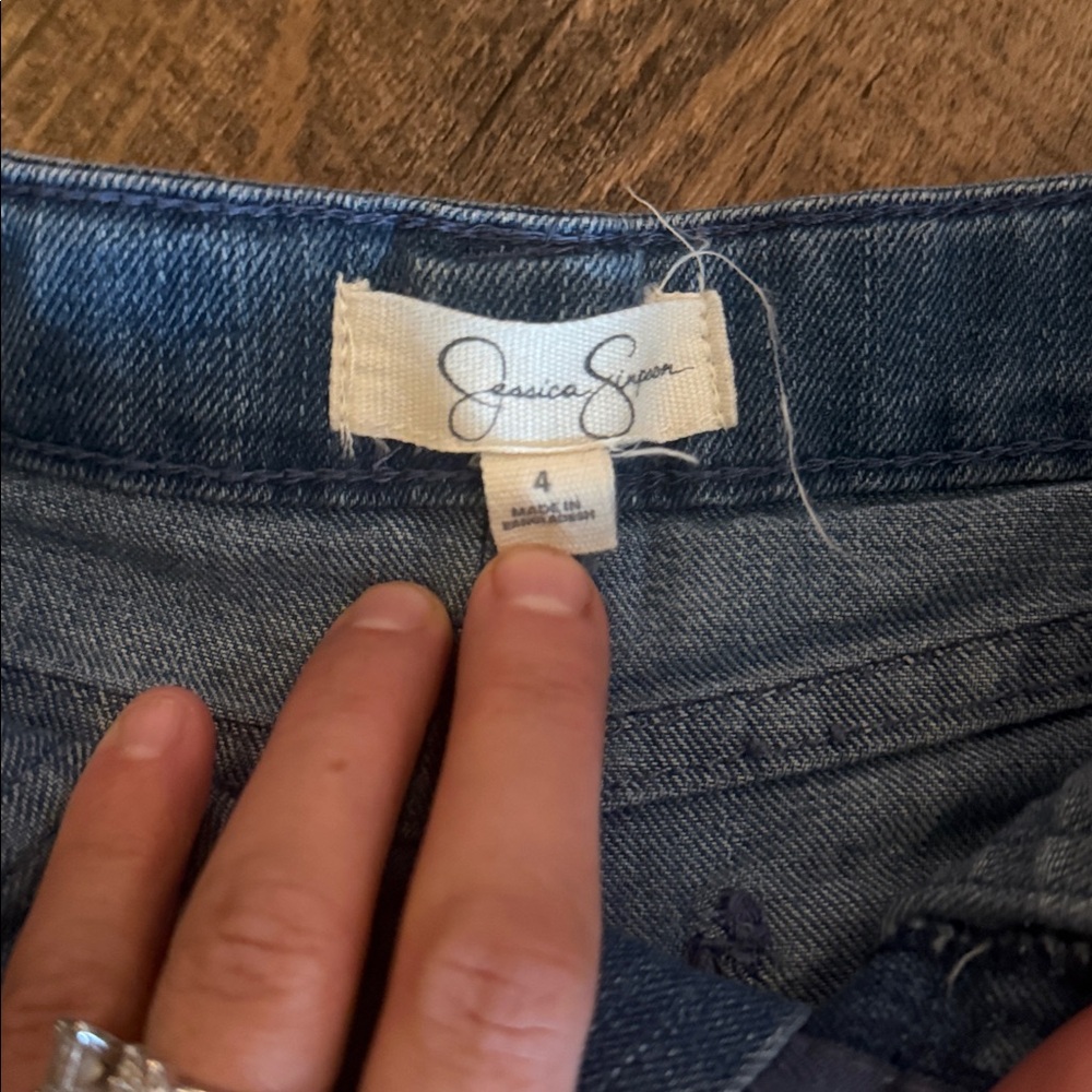 Jessica Simpson Kids Blue Flare Jeans - Picture 3 of 4